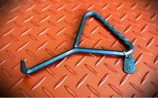 ハンドメイド 鍛造ペグ抜き 【 Kokopelli Iron 】 キャンプ テント アウトドア キャンプギア 北海道 伊達市_イメージ4