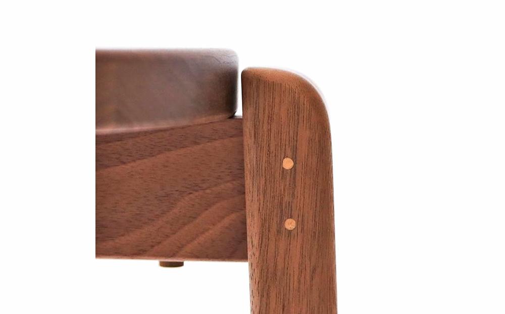旭川家具　山室家具製作所　ALTO(アルト)　No.1　丸スツールウォールナット