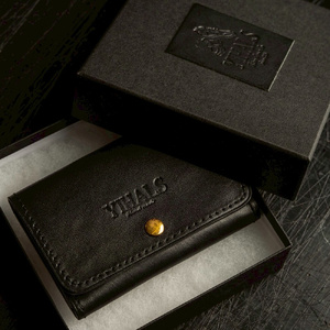 YIHALS ハンドメイド 牛革 名刺入れ ワインレッド《靴屋が手掛ける革製品》｜イハレス レザー 革小物 [0655]