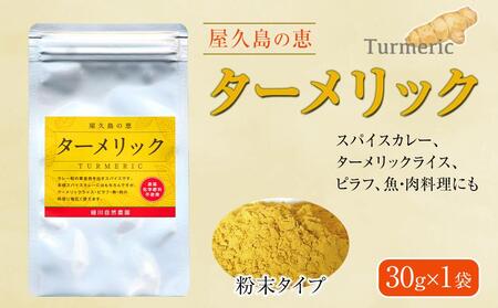 屋久島の恵 ターメリック 30g×1袋（粉末タイプ） | ターメリック ターメリック ターメリック ターメリック ターメリック