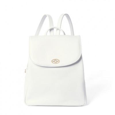 ふるさと納税 御代田町 【濱野皮革工藝】フィオーレ2wayリュックII(ホワイト×ゴールド)