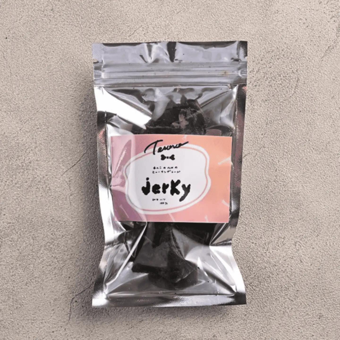 【Tesoro】わんこ用／和牛レバー米粉のクッキーとジャーキー　各1袋入り　クッキー