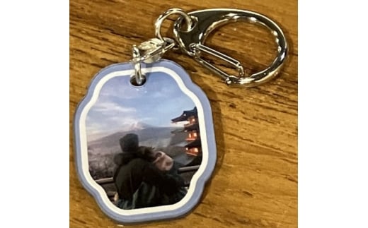 課題解決型地域活性化富士山オリジナルアイテム アクリルキーホルダー 5個セット【1700688】