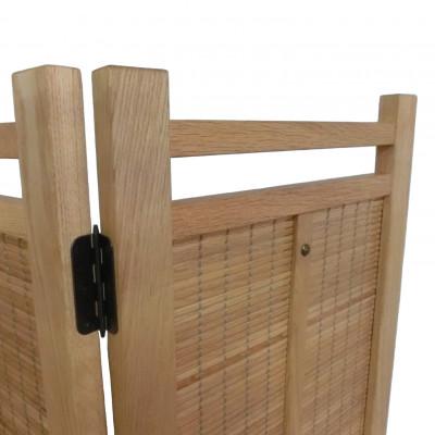 ふるさと納税 富田林市 凜と立つ 楢無垢 高さ125cm ナチュラルカラー プレミアムパーティション |  | 03