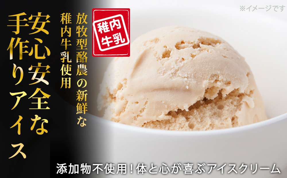 【業務用】稚内牛乳アイスクリーム2000mlチョコ×コーヒー牛乳2個セット