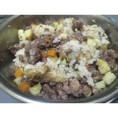 ふるさと納税 むかわ町 肉まみれ(犬猫用レトルトペットフード) 鹿肉 60g×10パック |  | 01