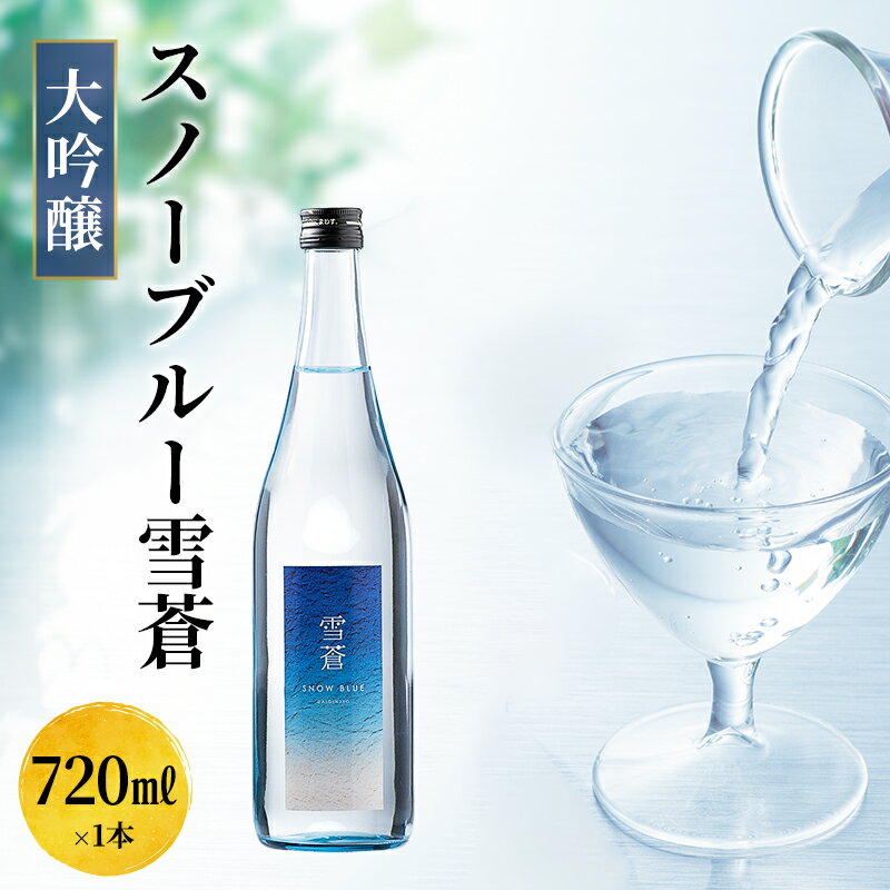 【ふるさと納税】日本酒 スノーブルー雪蒼　大吟醸　720ml お酒 新潟 上越