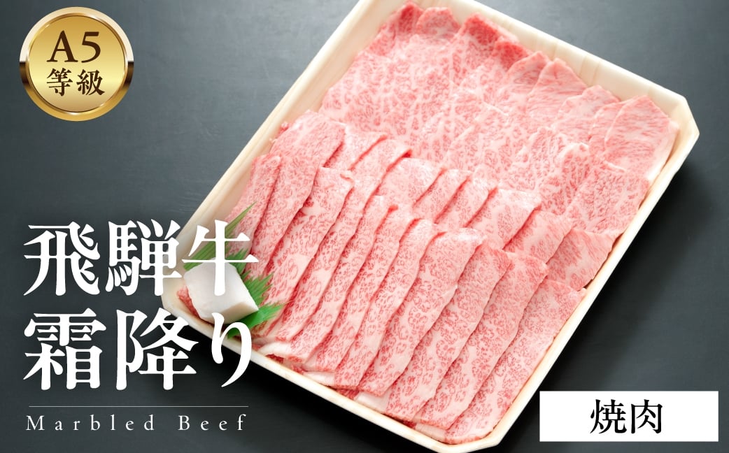 
                  【内容量選べる】A5等級飛騨牛  霜降り焼肉　1kg/ 500g/ 300g 焼肉 和牛 A5 最高級 最高級 牛肉 雌牛 メス牛 雌牛 メス牛 国産牛 霜降り 高級肉 ギフト 贈答用 お歳暮 お中元 内祝い 誕生日
                