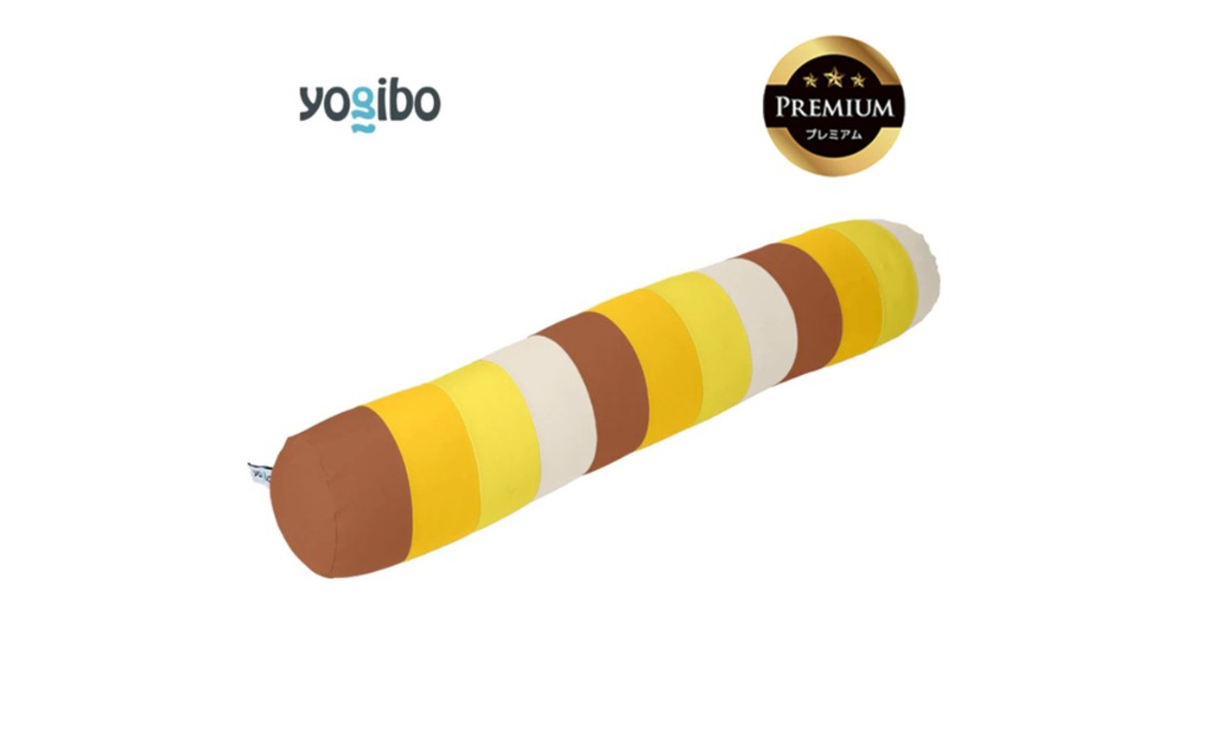 Yogibo Roll Max Rainbow Premium（ヨギボー ロールマックス レインボープレミアム）＜サンセット＞【ビーズクッション ビーズ 座椅子 椅子 クッション ビーズソファー ビーズソファ 新生活 プレゼント インテリア 家具 ベッド ゲーム】-[G782-5]