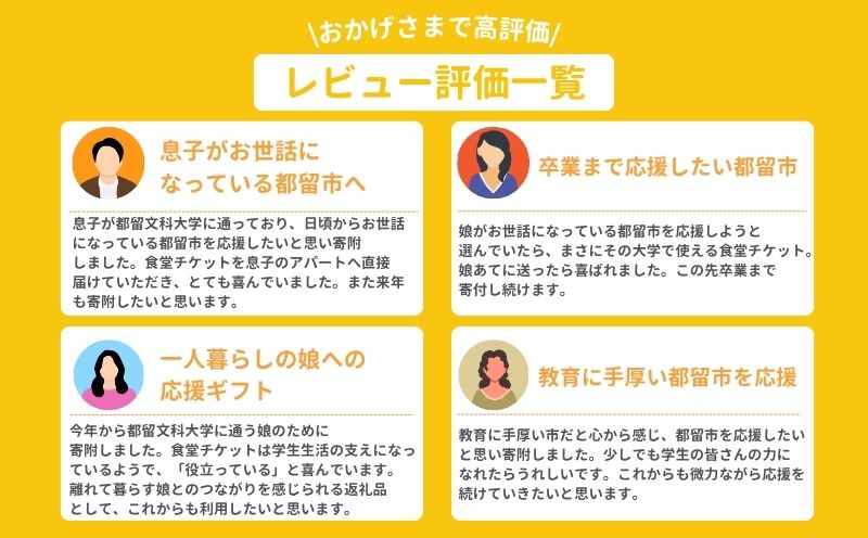 都留文科大学 学生食堂チケット 6か月連続定期便 毎月3,500円分 全6回  食券 学食 ランチ 大学見学 一般利用可 OB OG 山梨県 都留市