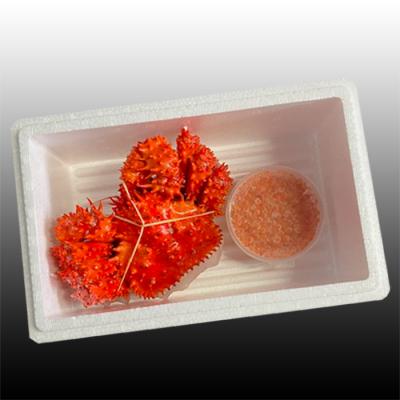 ふるさと納税 根室市 ＜12/21まで年内配送＞花咲かに300g前後〜450g前後・いくら醤油漬け100g A-30028 |  | 01