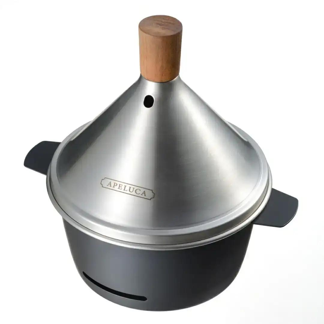 APELUCA 卓上燻製器 TABLETOP SMOKER メッシュトレーセット キャンプ用品 アウトドア用品 燕三条製