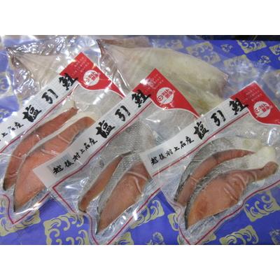 ふるさと納税 村上市 村上名産塩引鮭と一夜干しイカ