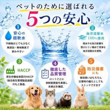 ペット用飲料水 みんなの水 500ml×24本(硬度0)【1755627】