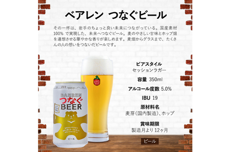 ＼6月上旬より順次発送／スパークリングワイン＆ビール 3種6本セット ベアレン醸造所（AT048）