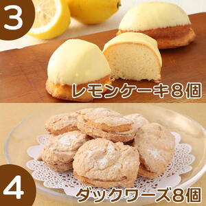 ポミエのスイーツ定期便（6回コース）レモンケーキ マドレーヌ ロールケーキ ダックワーズ ショコラブラン ブランデーケーキ 【J00072】