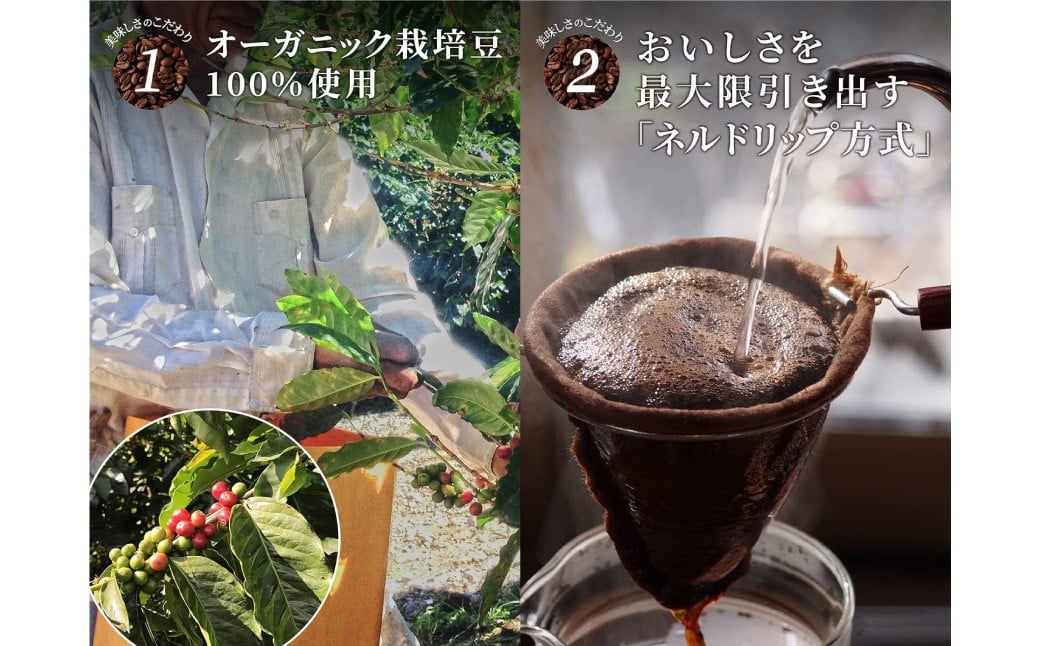 有機栽培 ノンカフェインアイスコーヒー 無糖 1L×6本入り 計6L