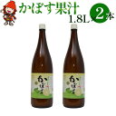 【ふるさと納税】かぼす果汁 1.8L×2本 大分県産カボス お酢 ポン酢 ぽん酢 調味料 ストレート果汁