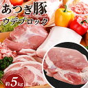 【ふるさと納税】 かながわの名産100選　あつぎ豚　ウデブロック ／ ブランド豚 お肉 甘み 鮮度 品質 豚肉 ぶた肉 送料無料 神奈川県