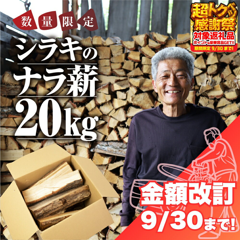 【ふるさと納税】《10月値上げ予定》ナラ 乾燥薪 20kg ~ 400kg 楢 楽天限定 大容量 国産 薪ストーブ ストーブ 焚火 キャンプ アウトドア BBQ キャンプ用品 アウトドアグッズ レジャー 簡易包装 訳あり 広葉樹 高評価 ご自宅用 別送 別荘 冬 薪 まき 燃料 送料無料 10000円