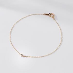 K10イエローゴールド 天然石ブレスレット【3月誕生石アクアマリン】上品な存在感4本たてづめ 長さ17cm K10-07-03 / 金 ゴールド ジュエリー アクセサリー ギフト プレゼント レディー