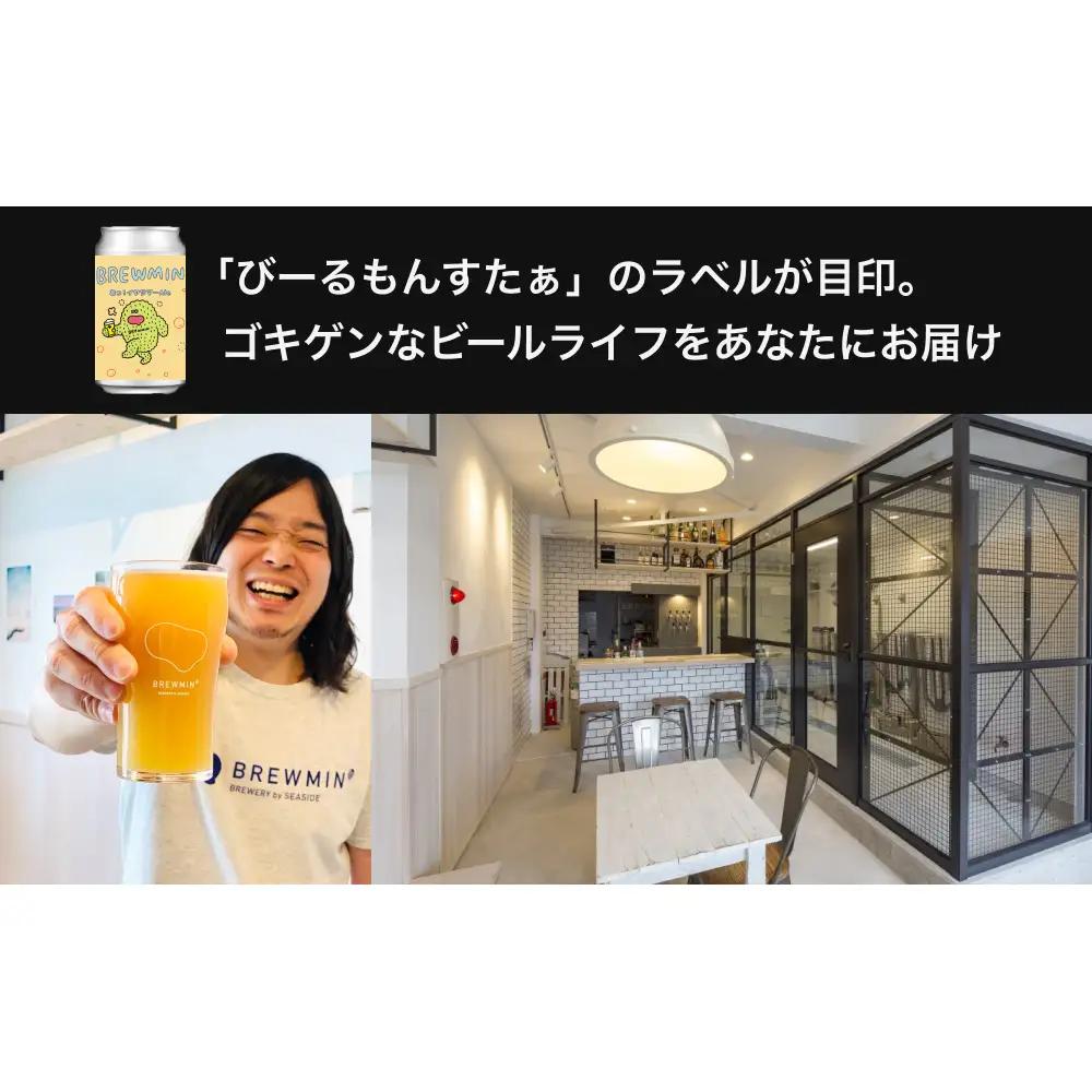 クラフトビール 「あっ！イヤサマーAle」6本セット 【BREWMIN'のPale Ale】 富山県  氷見市 地ビール ビール ６ 缶 詰め合わせ Pale Ale