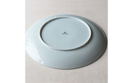 【美濃焼】 さざなみ 28丸皿 青白 2枚セット 瑞浪市 / 小田陶器 JS企画 皿 お皿 プレート 食器[AZAZ289]