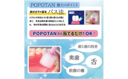 U-21&c 360度毛電動歯ブラシ「POPOTAN TWISty for ADULT」 ゴールド