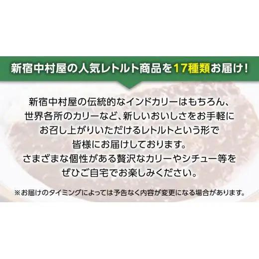 【 定期便 全3回 毎月 お届け 】  新宿 中村屋 レトルト 食べ比べ セット ( 17種 ) ( Bセット 17種 )