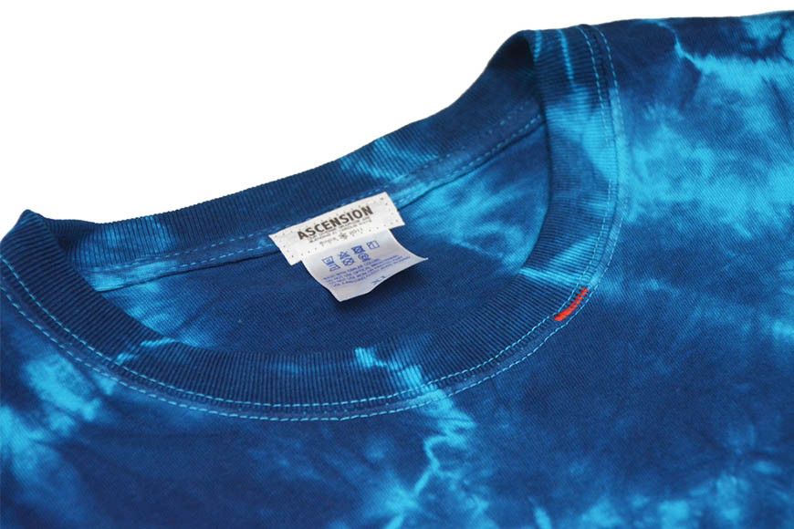 Tシャツ ASCENSION  藍染め タイダイ TシャツE 1枚 XS