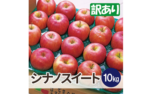 ＜26年3月より順次発送＞平均糖度13度以上! シナノスイート 約10kg 訳あり【1611329】