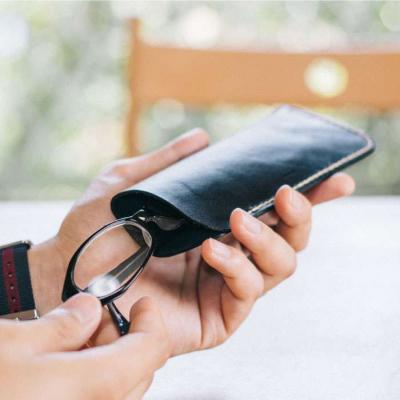 ふるさと納税 糸島市 STICO グラス ケース フラット/ 眼鏡 ケース 革 レザー 15008 [AJE049] |  | 02