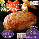 【ふるさと納税】北海道産こだわりポーク ハンバーグ 100g×24枚セット (加熱調理済) 2.4kg スターゼン SZ003ポークハンバーグ 豚肉 加工肉 ハンバーグ 肉料理 惣菜 北海道ふるさと納税 白老 ふるさと納税 北海道