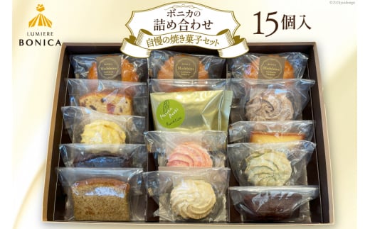 菓子 ルミエール ボニカ ボニカの詰め合わせ 15個入  [パパベル 徳島県 北島町 29av0004] お菓子 おかし 洋菓子 焼き菓子 デザート スイーツ おやつ