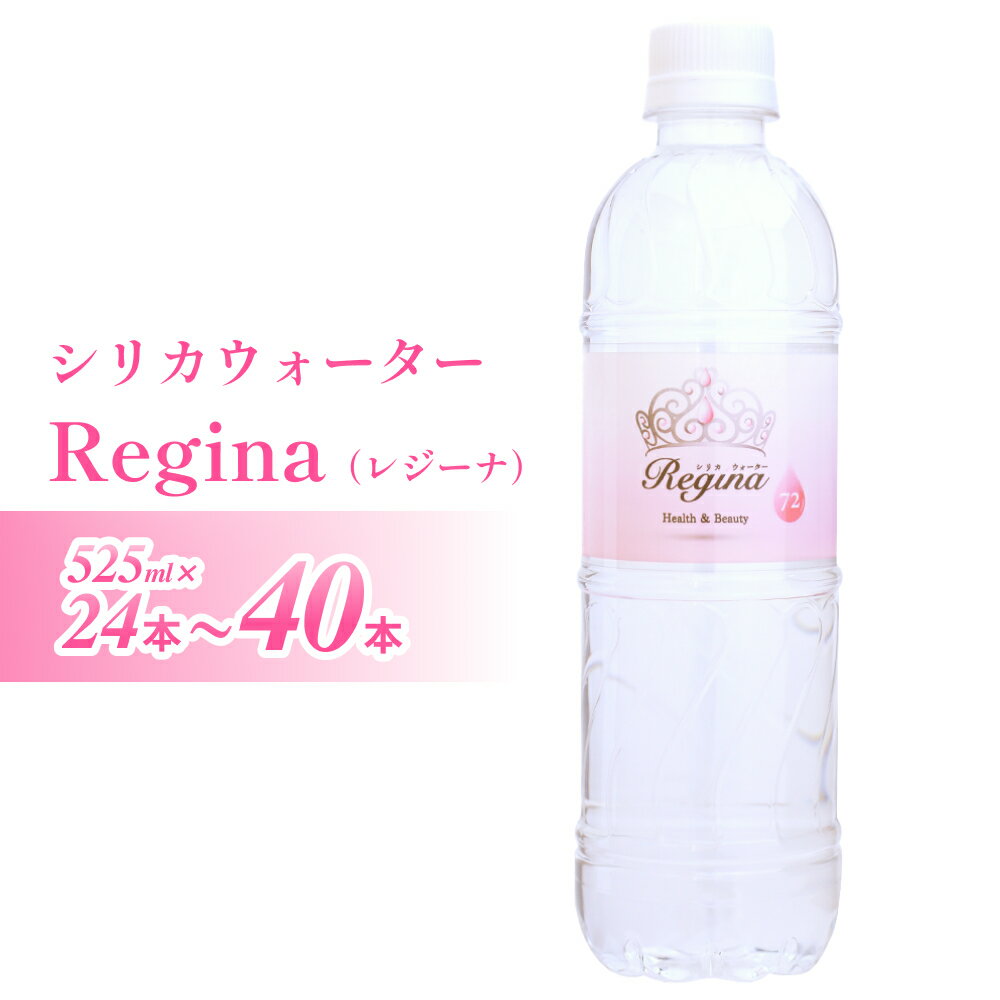 【ふるさと納税】シリカウォーター Regina（レジーナ）24本 - 40本