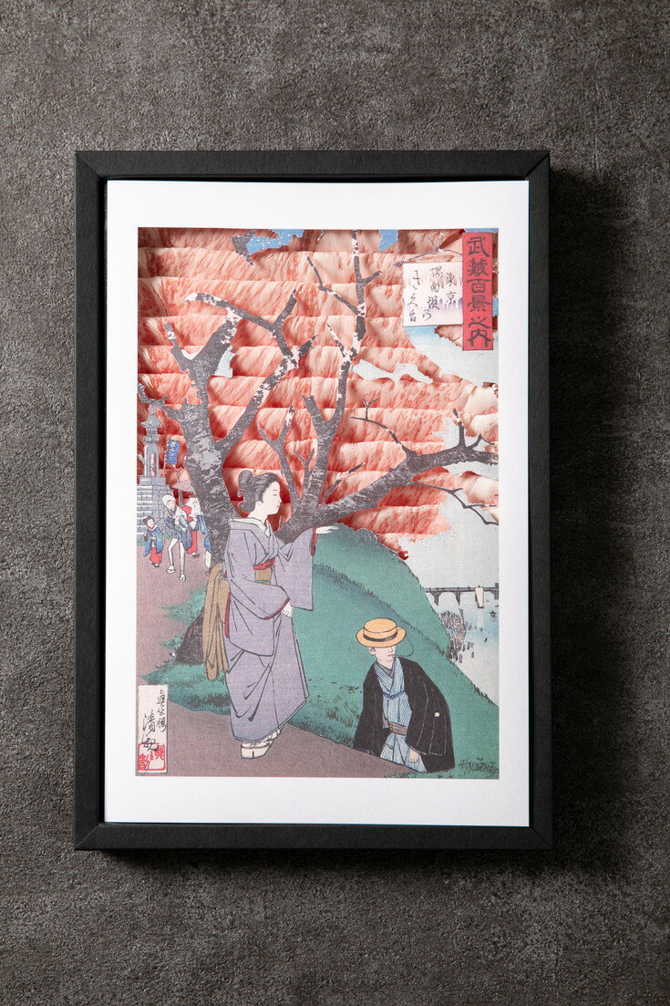 【ふるさと納税】Art Beef Gallery『東京隅田堤のさくら』近江牛A5ランクサーロイン【500g】 肉 すき焼き しゃぶしゃぶ 国産