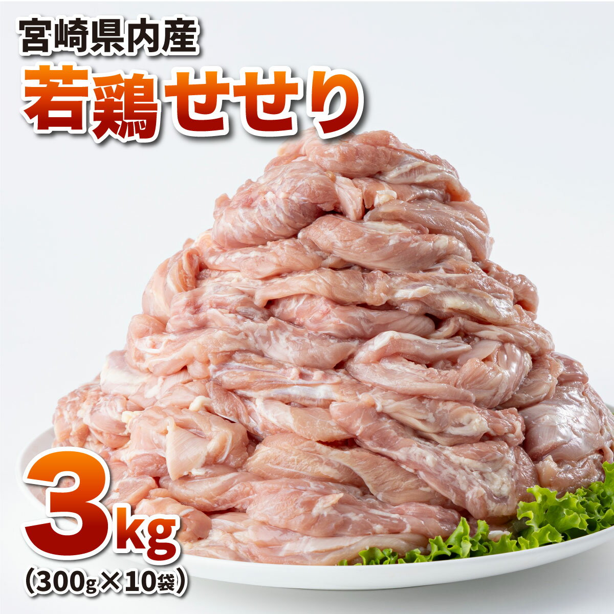 【ふるさと納税】若鶏小肉(せせり) 3kgセット 鶏肉 せせり 小肉 真空パック 小分け 肉 若鶏 冷凍 料理 炭火焼 焼肉 おかず BBQ おすすめ 宮崎県産 国産 送料無料【TRT11】