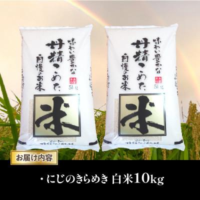 ふるさと納税 竜王町 令和7年産 新米 近江米 にじのきらめき 白米 10 kg |  | 01