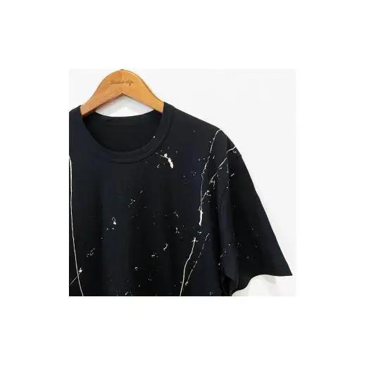 手描きTシャツ calm カーム オリジナル 黒 フリーサイズ ユニセックス【受注制作】