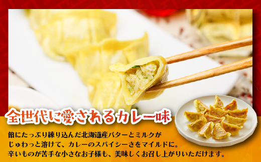 まろやか黒昆布餃子ほか2種の餃子(行者にんにく・カレー)20個入×各1袋[04-085]_イメージ4