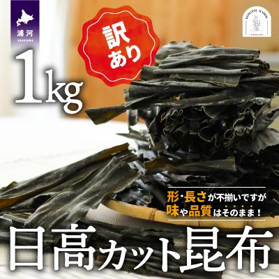ふるさと納税 浦河町 【訳あり】日高カット昆布 1kg[48-1329]