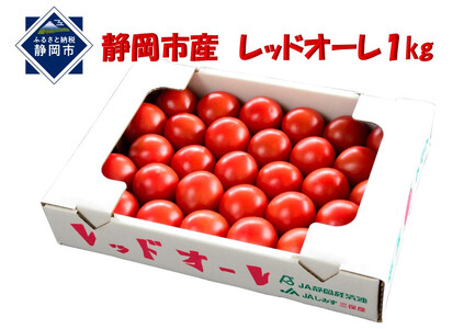 完熟中玉トマト レッドオーレ 1箱1kg 5,000円 トマト