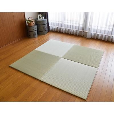 ふるさと納税 岡山市 岡山県岡山市産　置き畳　離宮　ナチュラル　4枚セット