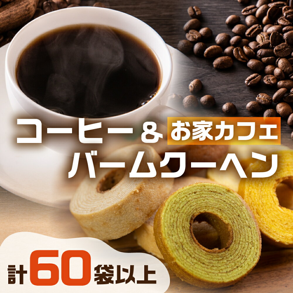 【ふるさと納税】コーヒー ドリップ バッグ 50袋 ＆ バームクーヘン バラエティ セット 12個 定期便 全2回 バウムクーヘン 洋菓子 スイーツ 焼菓子 デザート お菓子 お茶請け 贅沢 お徳用 ブレンド ドリップコーヒー 珈琲 ブレンド 定期 2回 愛知県 豊橋市 送料無料 17500円