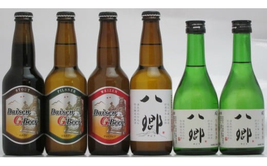 くめざくら　地ビール・地酒セット　計6本　ＢＳＹ−６