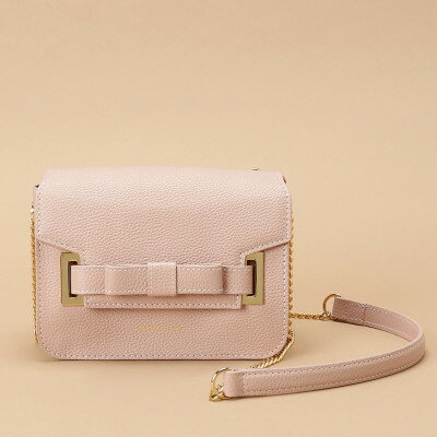 【ふるさと納税】【サマンサタバサ】ショルダーバッグ　エムシュシュ 小サイズ ピンクベージュ【1674873】