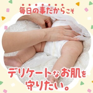 【ふるさと納税】弱酸性　ふんわりタッチのおしりふき　（80枚8個パック）×6個