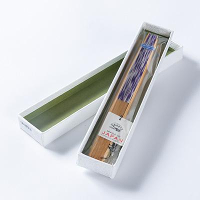 ふるさと納税 綾部市 黒谷扇子「雪花絞り」女性用 紫色 |  | 01