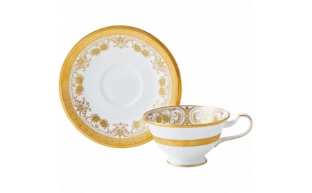 【ノリタケ】ジョージアンパレス カップ＆ソーサー 058-H1248