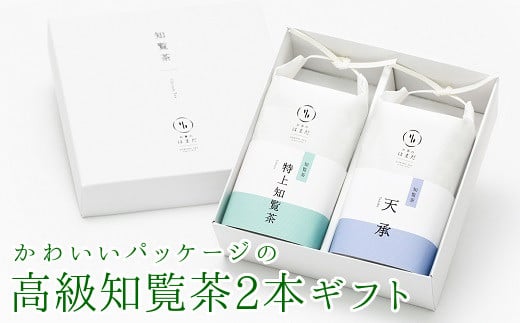 かわいいパッケージの高級知覧茶2本ギフト【1185802】